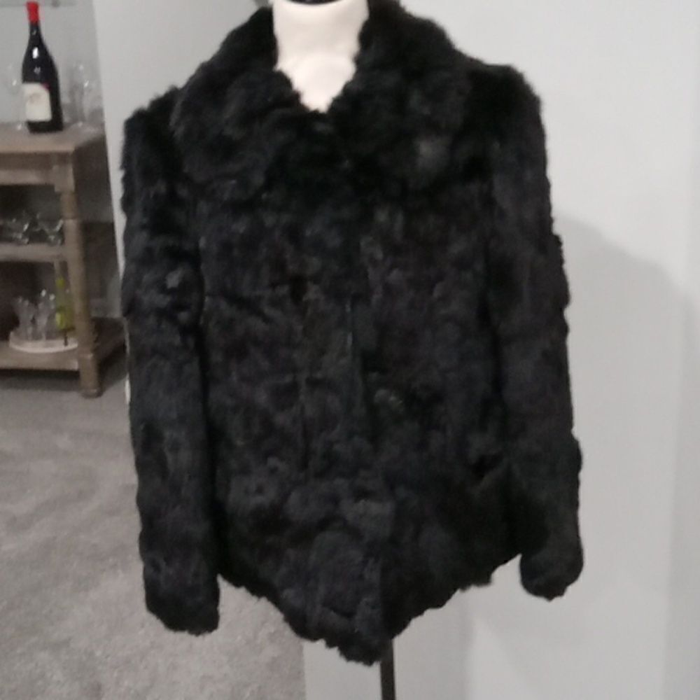 Source Unknown Charcoal Teddy Jacket - image 1